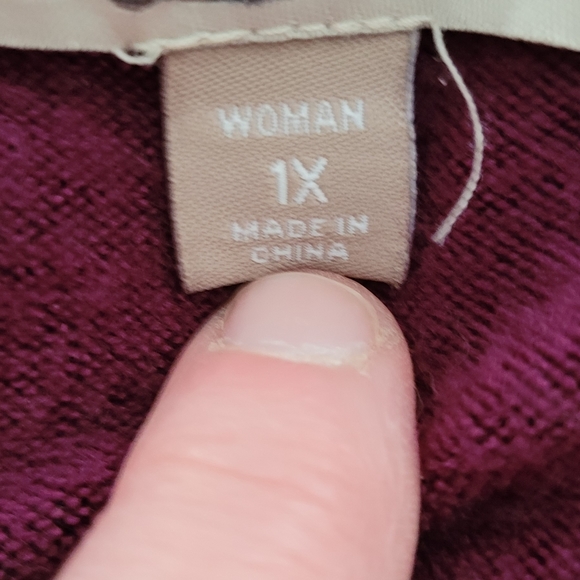 V neck woman's sweater (a6) - Picture 6 of 6